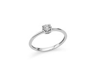 Anello Miluna Donna DIAMANTI 375 in Oro bianco Diamante LID3659X